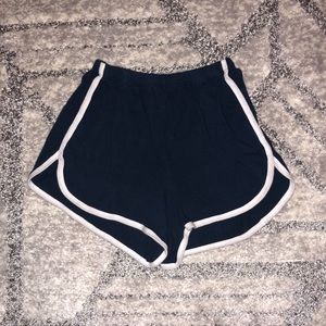 Brandy Melville blue track shorts